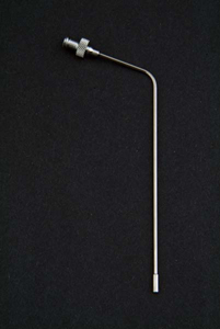 4.75’’ (120mm) Bent 316 SS Cannula with SS Luer Lock & Perm SS Tip for Hanson/QLA “HR” style filters