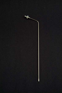 7.75″ (195mm) Bent 316 SS Cannula with SS Luer Lock & Perm SS Tip for Hanson/QLA “HR” style filters