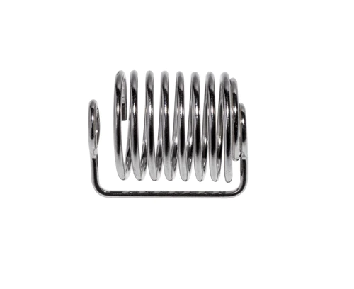 Spiral Capsule Sinker, 316 SS, 1.06” (27mm) L x .709” (18mm) W Capacity, 8 coils, .062” (1.57mm) wire diameter