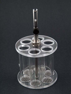 Disintegration Basket Assembly with 6 Plastic Tubes and 10 Mesh SS Screens for VanKel Testers