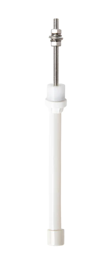 Float-A-Lyzer Holder with Adjustable Threaded Shaft for use with APP 2, 4.64” (117.8mm) length, 316 SS and Delrin (Bath Compatibility for 1mL= Agilent 708-DS, Hanson Vision Elite 8 & Classic 6)