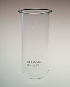 100mL Clear Glass Vessel for Distek & QLA Small Volume, Serialized