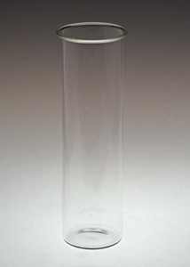300mL Clear Non-Graduated Outer Glass with Flat Bottom for Agilent/VanKel APP 3 Biodissolution