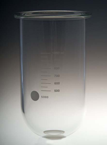 1000mL Clear Glass Vessel for Sotax, Serialized