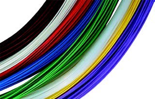 Color-Coded Sample Tubing, PTFE, .040″ (1.02mm) ID x .066″ (1.68mm) OD [8 Lengths of 50′ (15m)]