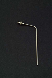 4.75″ (120mm) Bent 316 SS 1/8″ (3.2mm) OD Cannula with SS luer Lock