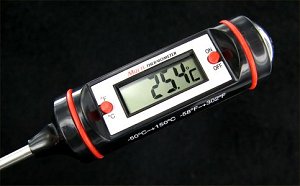 Calibrated Digital Thermometer, Multi-Instrument, Serialized with 1 year calibration
